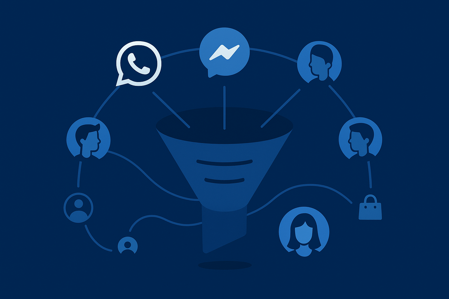 CRM via WhatsApp - Conecte equipes, leads e clientes em uma só plataforma